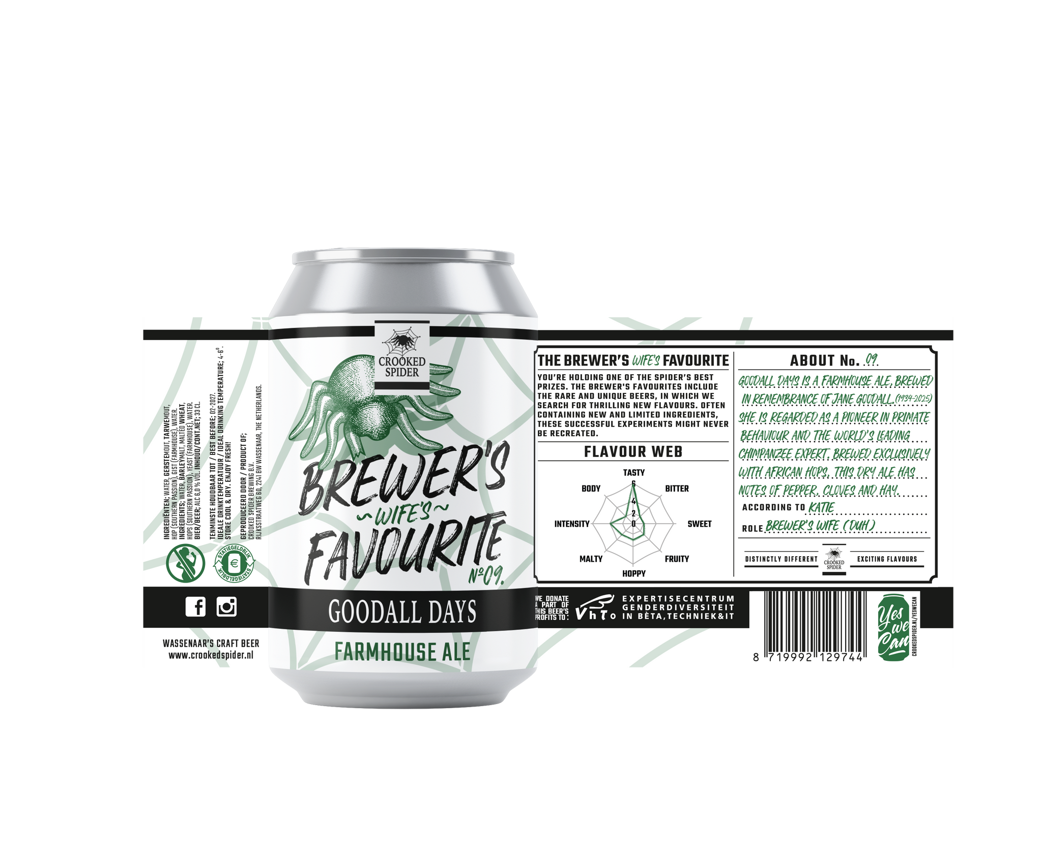Brewer's favourite no. 9. Goodall Days – Crooked Spider